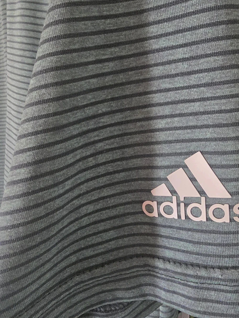 Adidas Men’s Green Striped Polo Shirt 0552